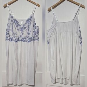 ✈️ Cacique Sleep Collection Floral Color Lace  Babydoll  Top Size 26/28